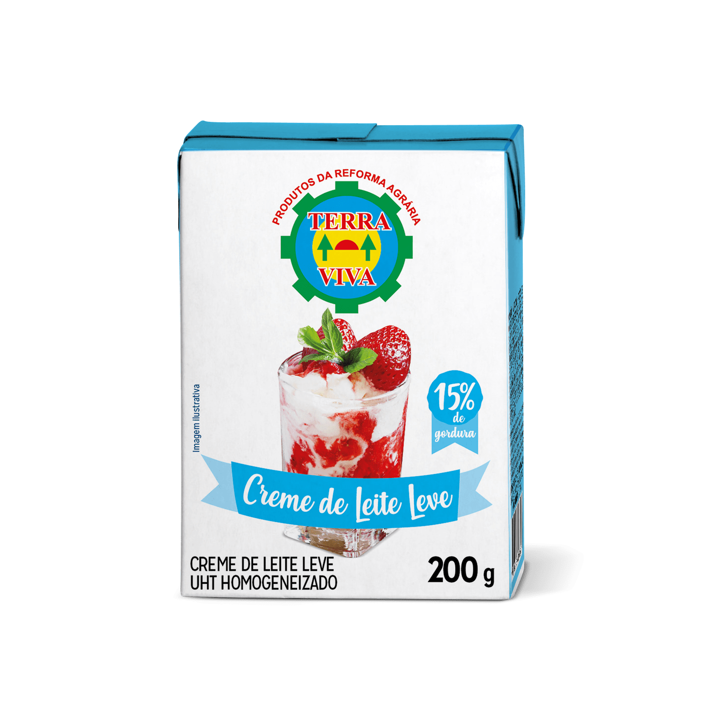 Creme De Leite Leve 200g Terra Viva