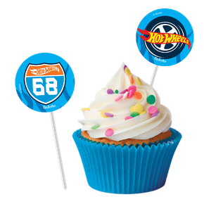 Topper P/ Doces Hot Wheels C/8 Festcolor